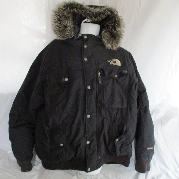 MENS THE NORTH FACE HYVENT Jacket Coat Winter Hood Fur Down Puffer